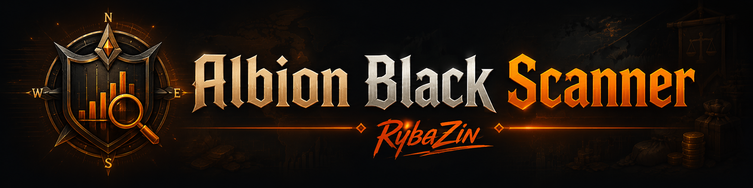 Albion Black Scanner RybaZin